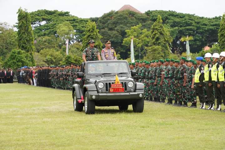 Foto: Panglima TNI Pimpin Apel Gelar Pasukan Pengamanan VVIP Kesiapan Presidensi G20