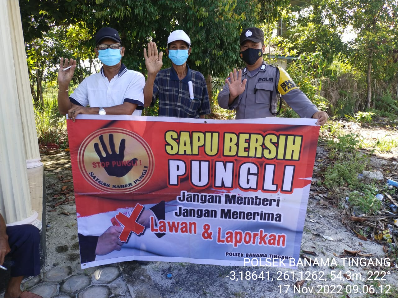 Sambang ke Desa Bripka Andi P sosialisasi Larangan adanya Pungutan Liar.