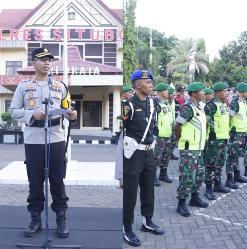 Polisi Terjunkan Ratusan Personel Gabungan, Perayaan Malam Tahun Baru 2024 di Situbondo Berlangsung Kondusif