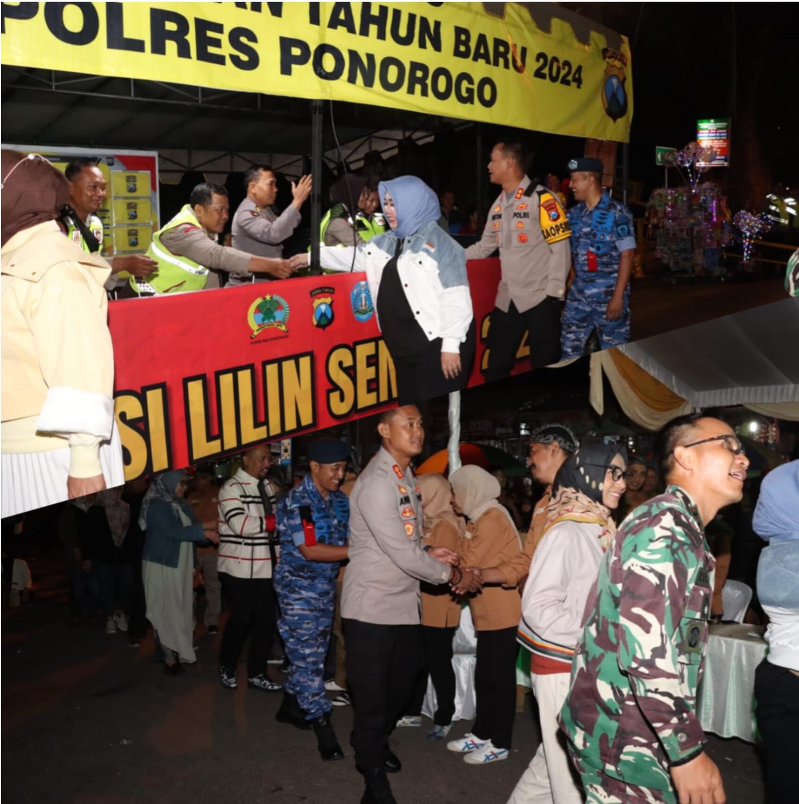 Perayaan Tahun Baru di Ponorogo Kondusif, Bupati Apresiasi Operasi Lilin Semeru 2023 – 2024
