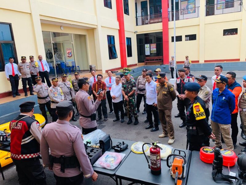 Dandim 1612 /Manggarai Hadiri Apel Gabungan Gelar Pasukan untuk Kesiapan Bencana