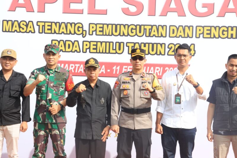 Dandim 1006/Bjr Komitmen Prajurit TNI Netralitas Pemilu Dan Mendukung Kelancaran Pengamanan Pesta Demokrasi Pemilu 2024