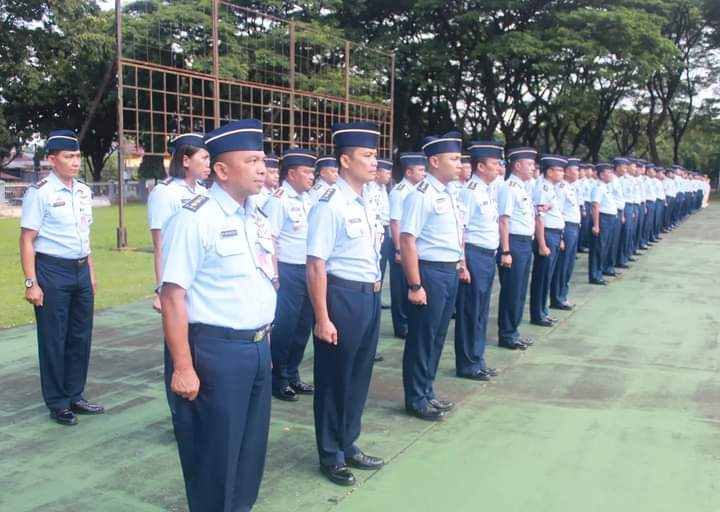 Upacara Bendera Mingguan di Koops Udara II