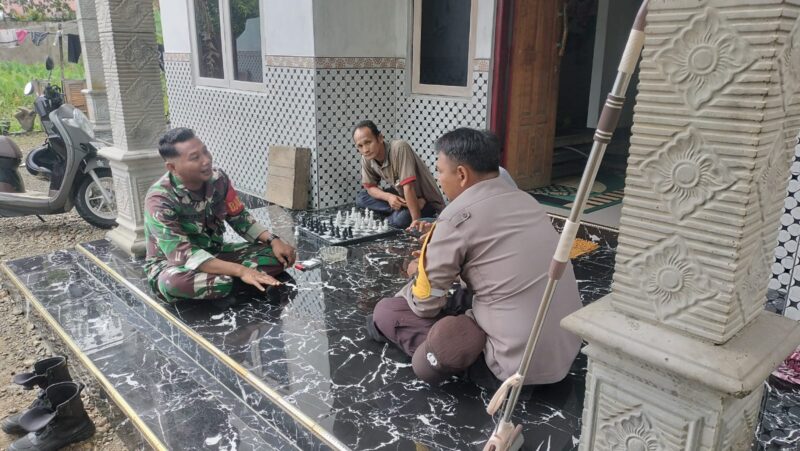 Melalui Komsos, Dekatkan Babinsa Dan Bhabinkamtibmas Dengan Warga Binaan