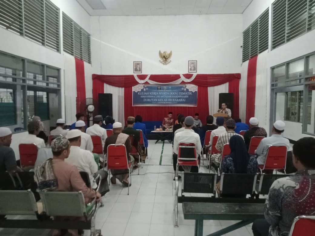 Resmi Dibuka, KKN Mahasiswa UIN Antasari Siap Bimbing Warga Binaan Rutan Barabai Selama Ramadhan