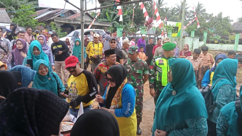 Personel Kodim 1009/Tanah Laut Dampingi PJ Bupati Tanah Laut Dalam Kegiatan Bela Desa