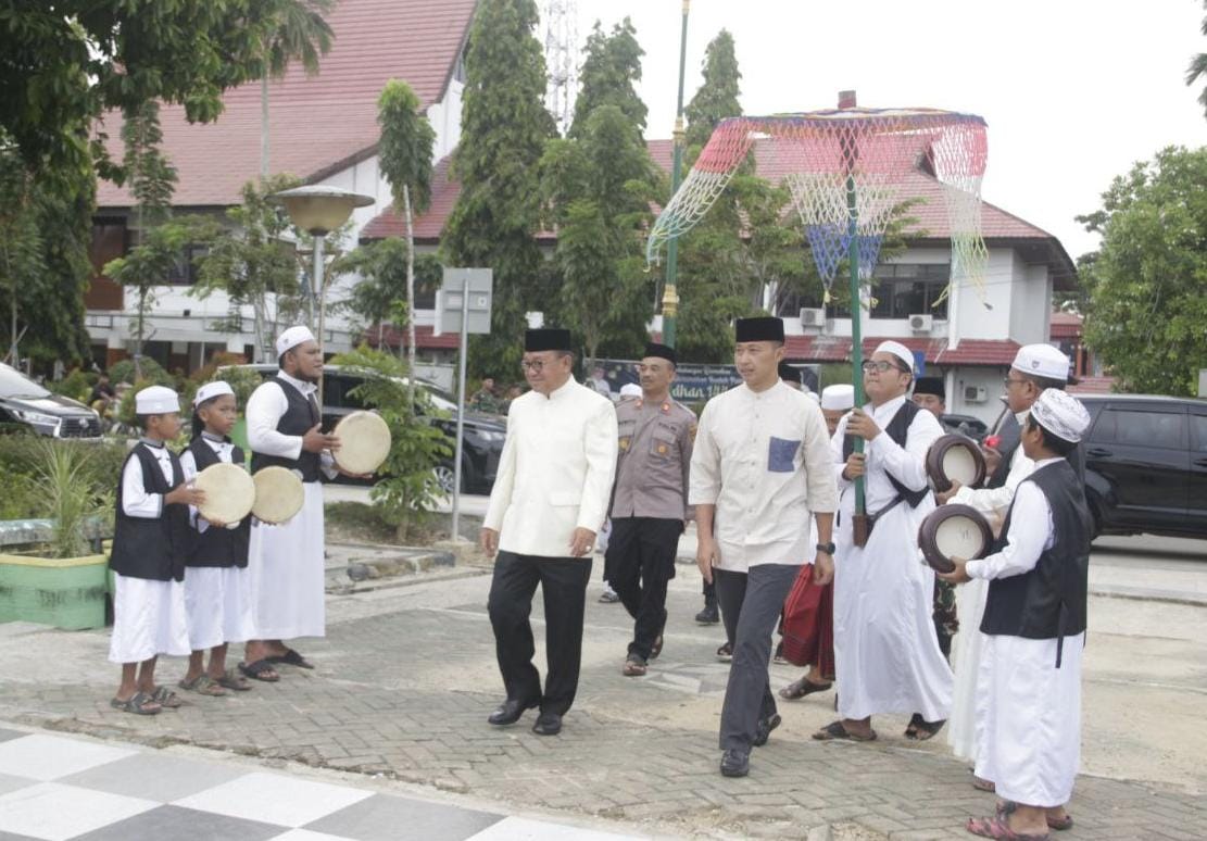 Peresmian Dua Infrastruktur Baru di Tanjung, Dandim 1008 Tabalong Turut Hadir
