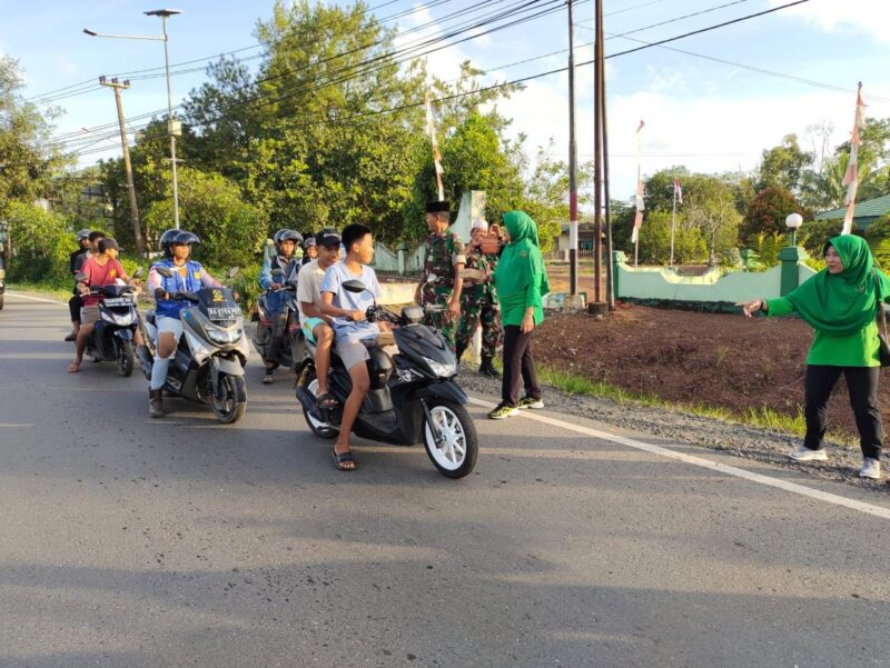 Aksi Sosial Koramil 01/Jorong Kodim 1009/Tanah Laut Di Bulan Penuh Berkah