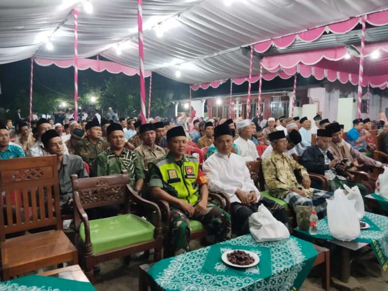 Babinsa Koramil 06/Sruweng Hadir dalam acara Pengajian Umum dalam Rangka Tasyakuran Warga