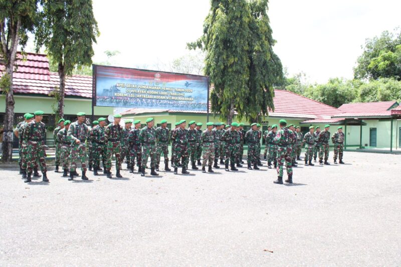 Apel Pelepasan Cuti Lebaran Gelombang Kedua Kodim 1008/Tabalong