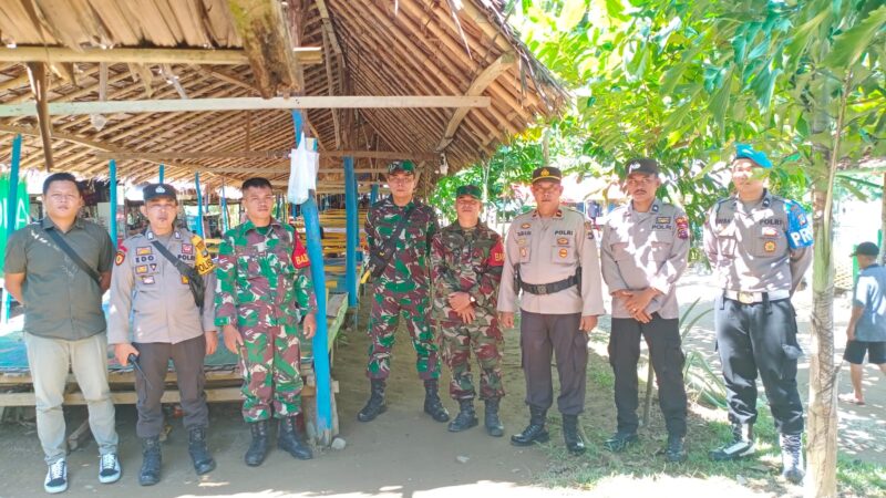 Personel Gabungan TNI-Polri Amankan Sejumlah Obyek Wisata Di HST