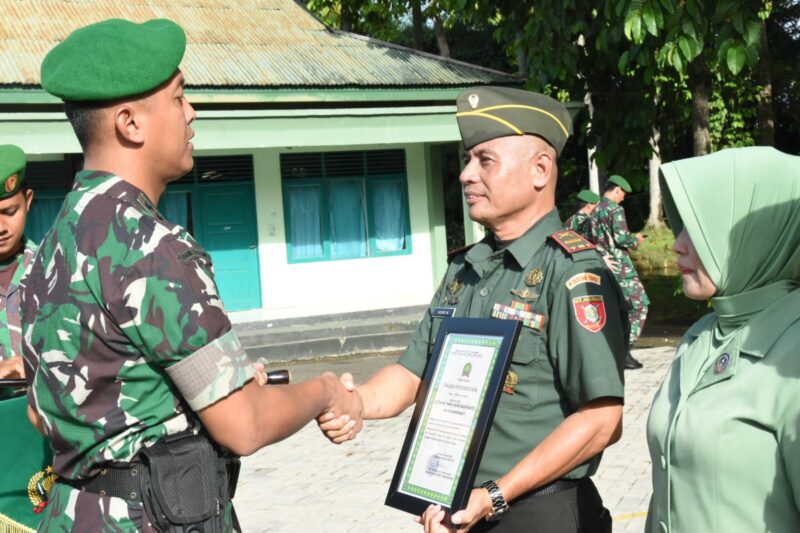 Terima Kopr Raport Serah Terima Jabatan, Purna Tugas dan Pindah Satuan, Ini Pesan Dandim 1002/HST