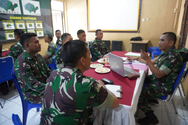 Itdam VI/Mulawarman Lakukan Pengawasan Post Audit di Kodim 1002/HST