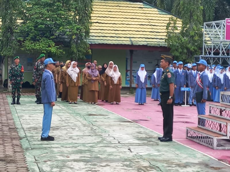 Kapten Inf Subhan Resmikan Pendidikan Karakter Bela Negara di SMK Negeri 1 Barabai