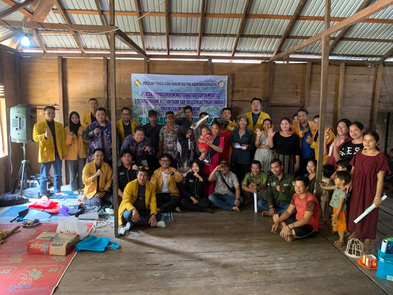 Sertu Sanu Babinsa Koramil 07/Batu Benawa Hadiri Pengabdian Kampus STIHSA Banjarmasin