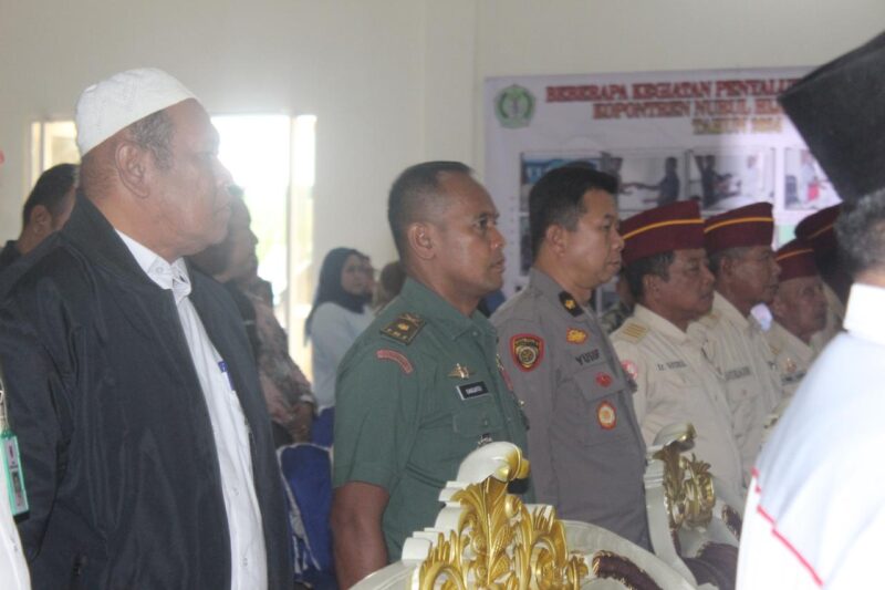 Personel Kodim 1009/Tanah Laut Hadiri Pembangunan Dapur Makanan Bergizi Gratis Program Presiden RI Di Kalsel