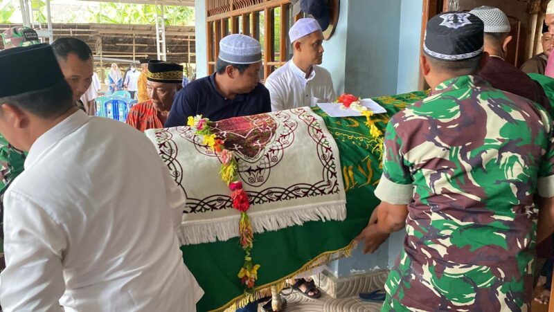 Dandim 1009//Tla Mengungkapkan Belasungkawa Atas Wafatnya Orang Tua Dari Personel Kodim 1009/Tanah Laut