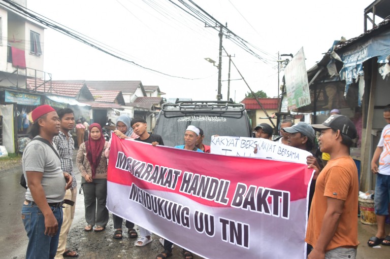 Massa Aksi Dukung UU TNI, Upaya Tingkatkan Peran dan Profesionalisme