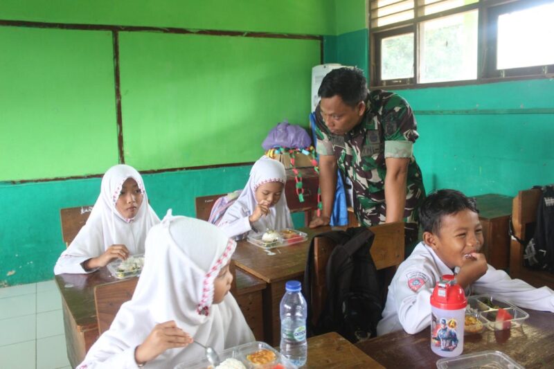 Sasaran Program Makan Bergizi Gratis Di Wilayah Kodim 1009/Tanah Laut Bertambah Beberapa Sekolah