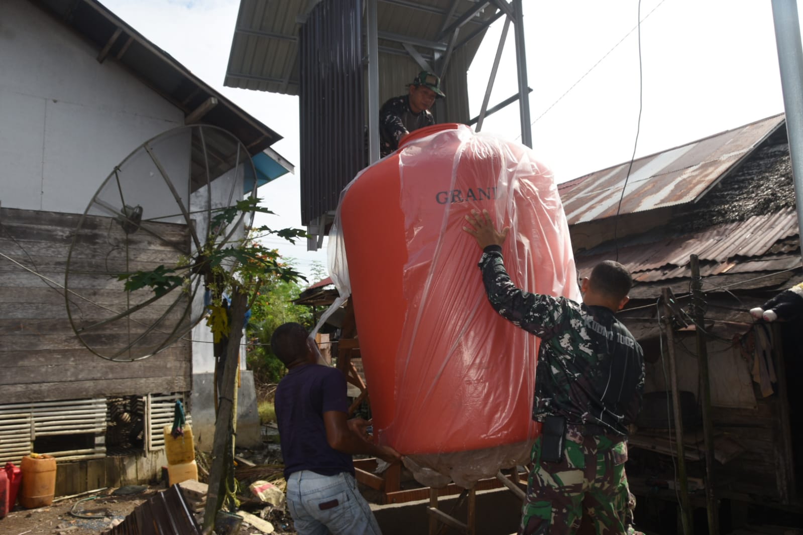 Hampir Rampung, Progres TMMD ke-124 Kodim 1002/HST Terus Dikebut Jelang Penutupan