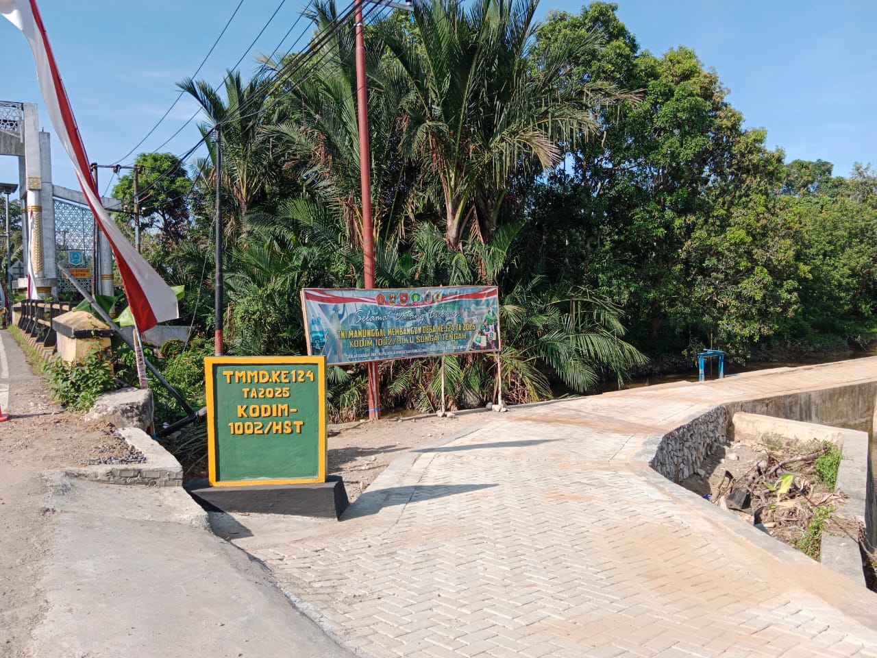 Kabar Gembira! Pembangunan Jalan 1030 Meter TMMD ke-124 HST Rampung 100 Persen