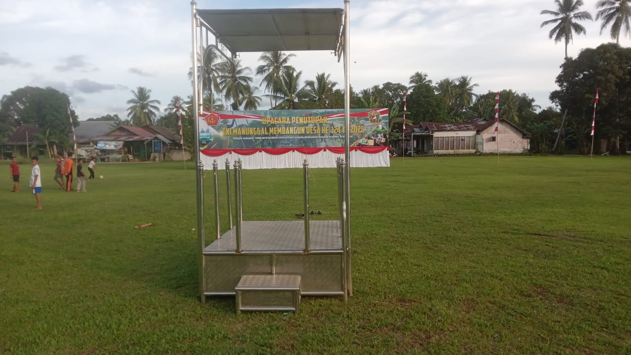 TMMD ke-124 Kodim 1002/HST di Pengambau Hilir Luar Siap Ditutup, Persiapan Capai 100 Persen