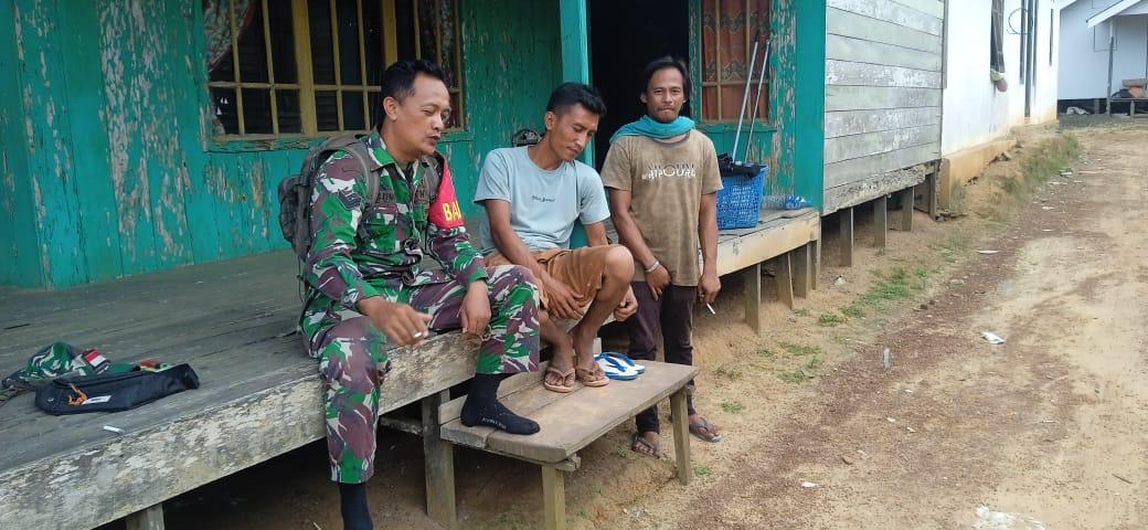 Momentum Hari Raya Idul Adha Personel Kodim 1009/Tla Komsos Dengan Warga Desa Binaan