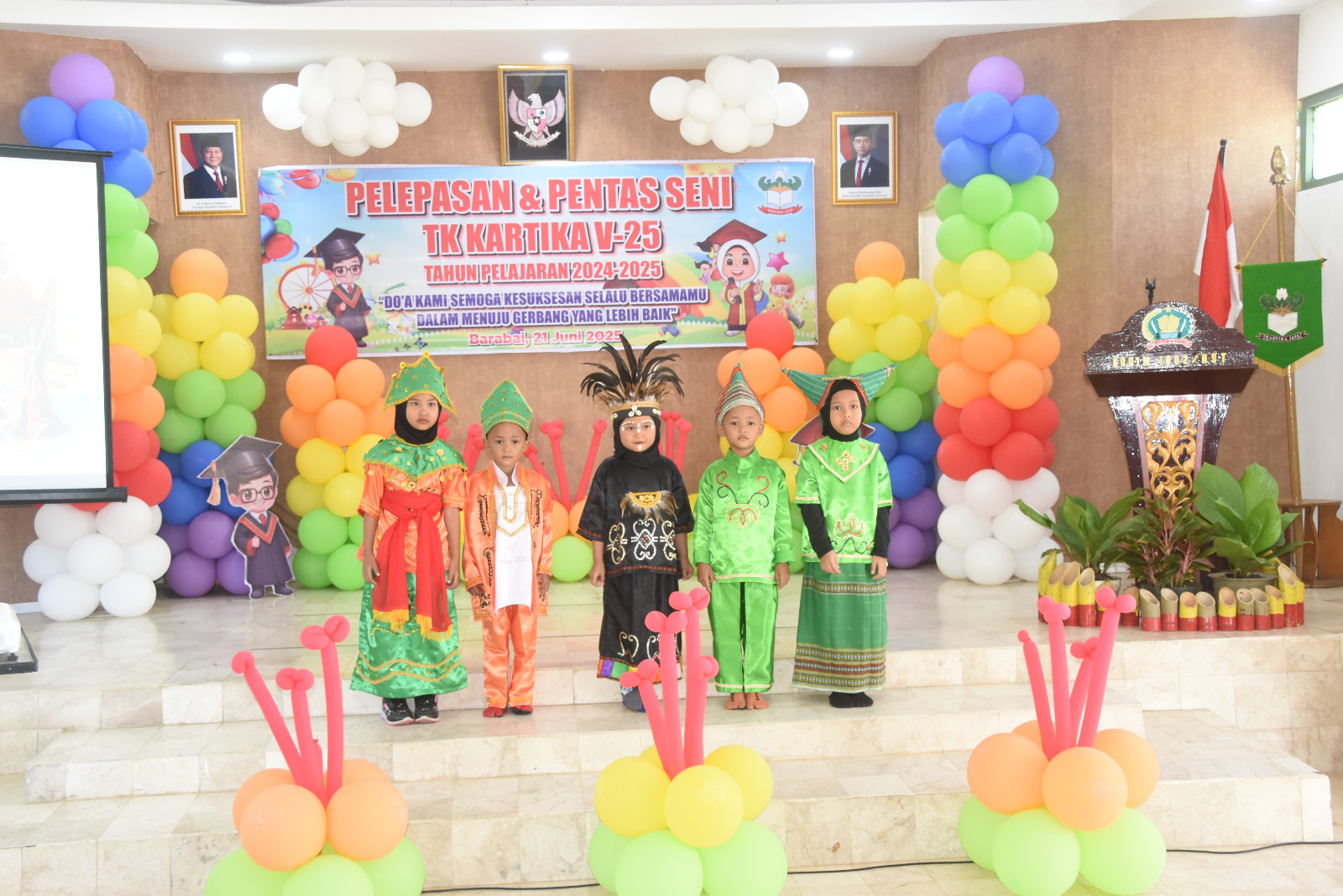 Pentas Seni TK Kartika V-25 Barabai Meriah, Dandim 1002/HST: Fondasi Penting untuk Masa Depan Bangsa