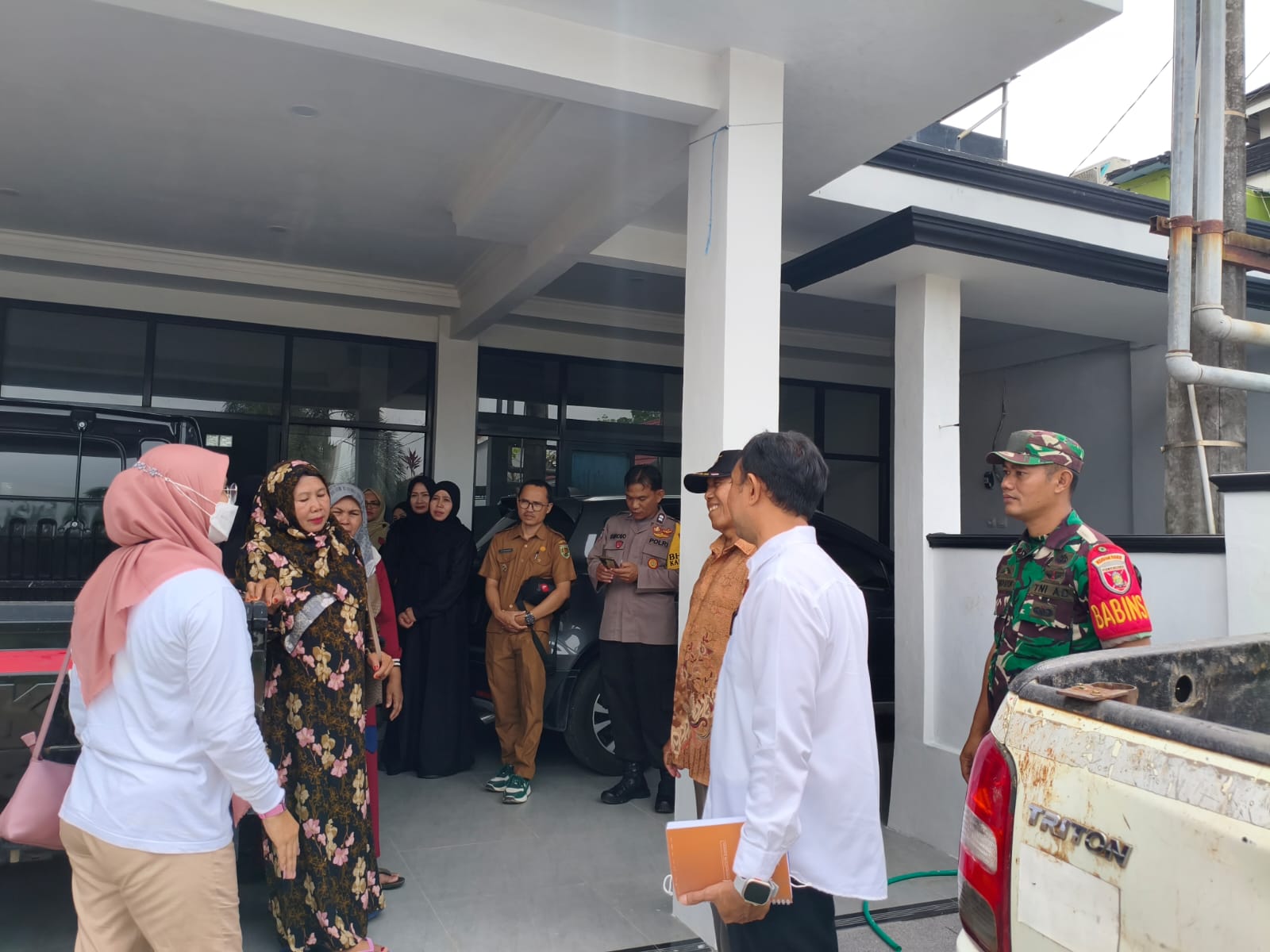 Babinsa Koramil 1008-04/Tanta-Murung Pudak Hadiri Sosialisasi Peningkatan Teknis Kawasan Bebas Jentik Tahun 2025