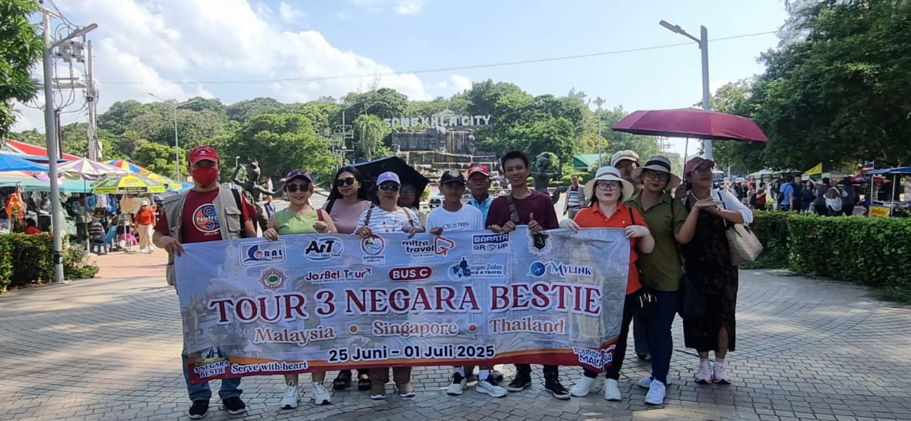 Tour 3 Negara Bestie Pilihan Tepat Wisata 3 Negara dan Sekaligus Favorit Warga +62!”*