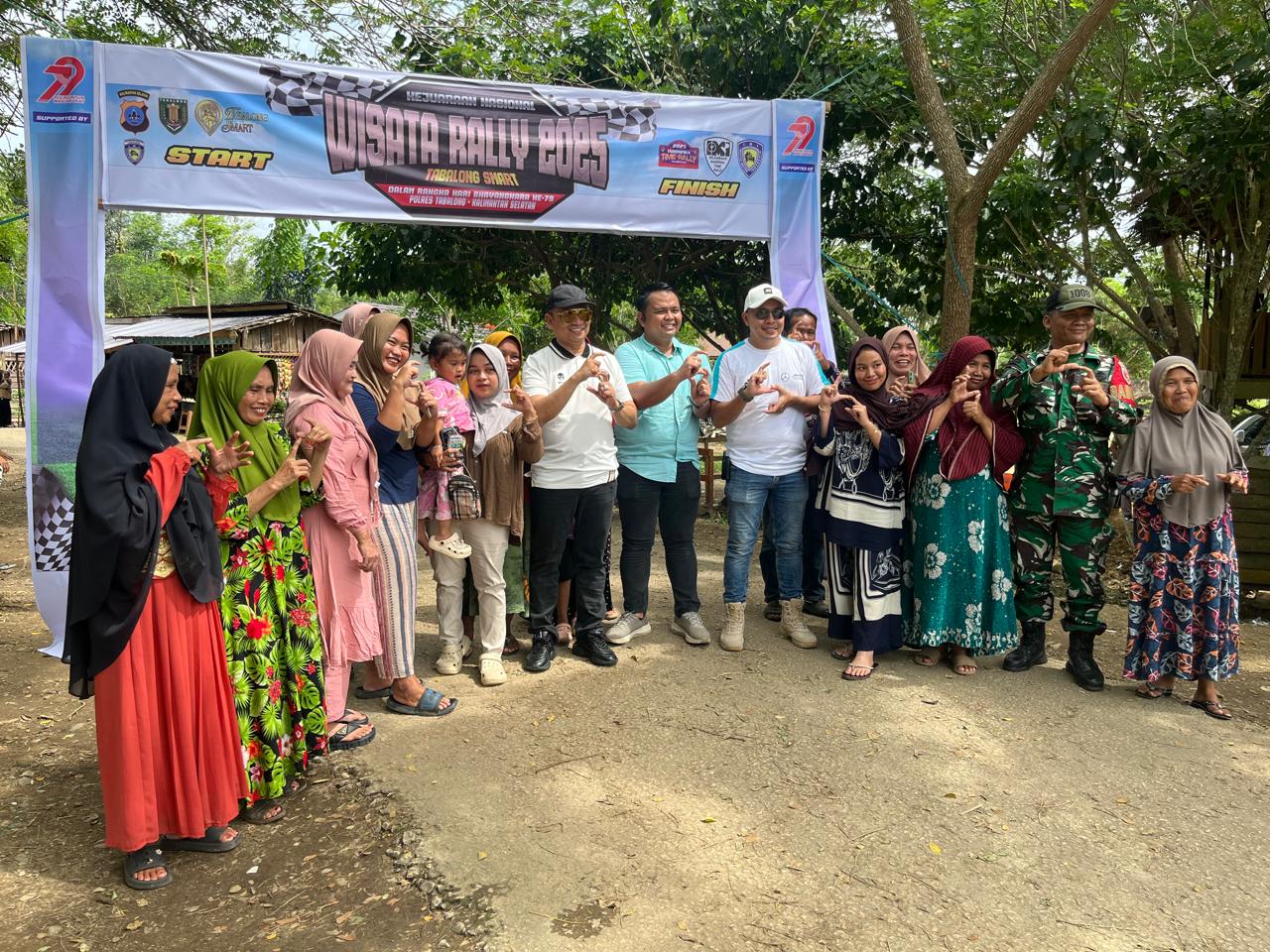 Riam Bidadari Jadi Lokasi Wisata Rally 2025, TNI Hadir Jaga Keamanan dan Ketertiban