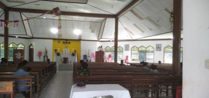 Ciptakan Rasa Aman, Satgas Yonif 611/Awang Long Melaksanakan Pengamanan Sekaligus Ibadah Bersama