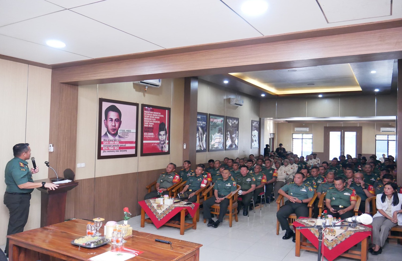 Kodim 0808/Blitar Gelar Sosialisasi P4GN Semester I Tahun 2025, Komitmen Tegas Tolak Narkoba