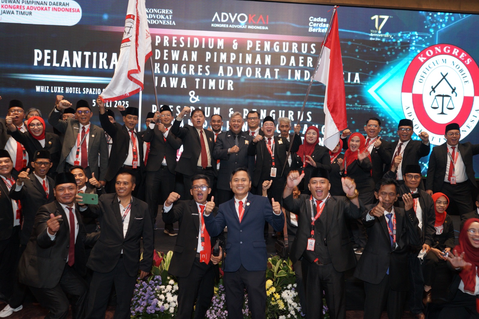 Pelantikan Presidium Dan Pengurus Baru ADVOKAI Jawa Timur Di Gelar Di Surabaya