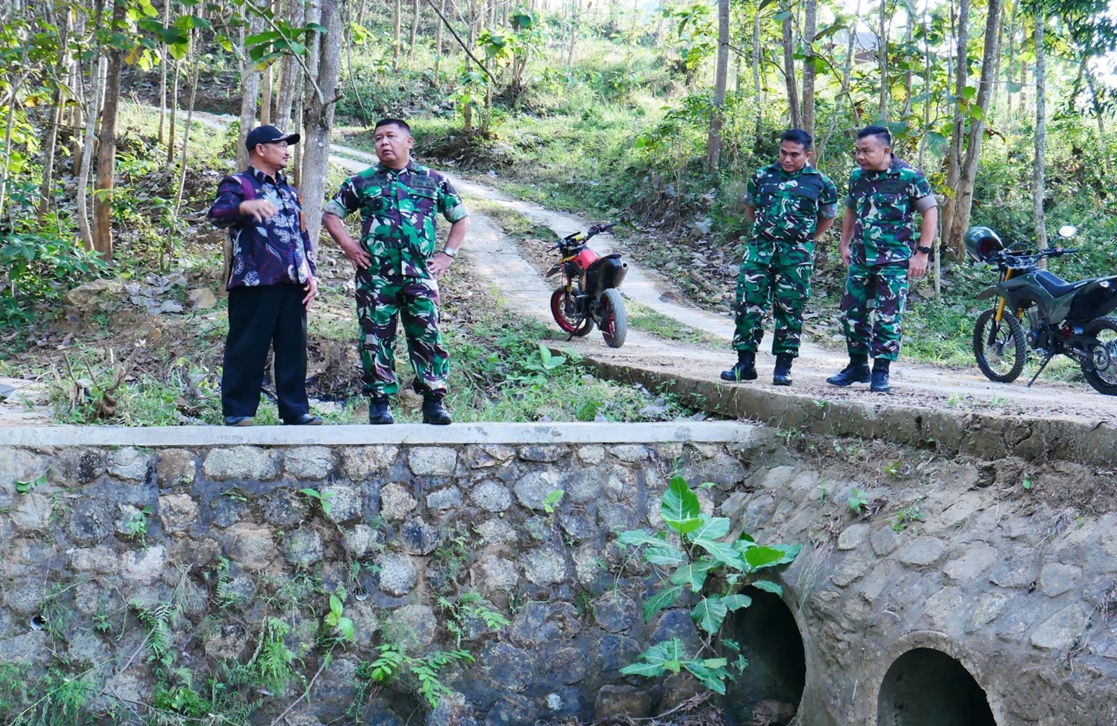 Wasev TMMD di Blitar, Ketua Tim Tekankan Pentingnya Pengabdian TNI Kepada Rakyat