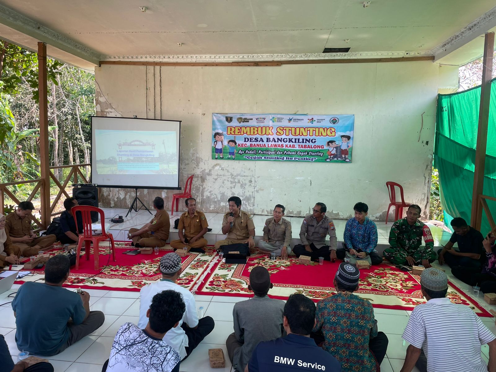 Babinsa Hadiri RKP dan Rembuk Stunting di Desa Bangkiling, Dorong Kolaborasi Lintas Sektor