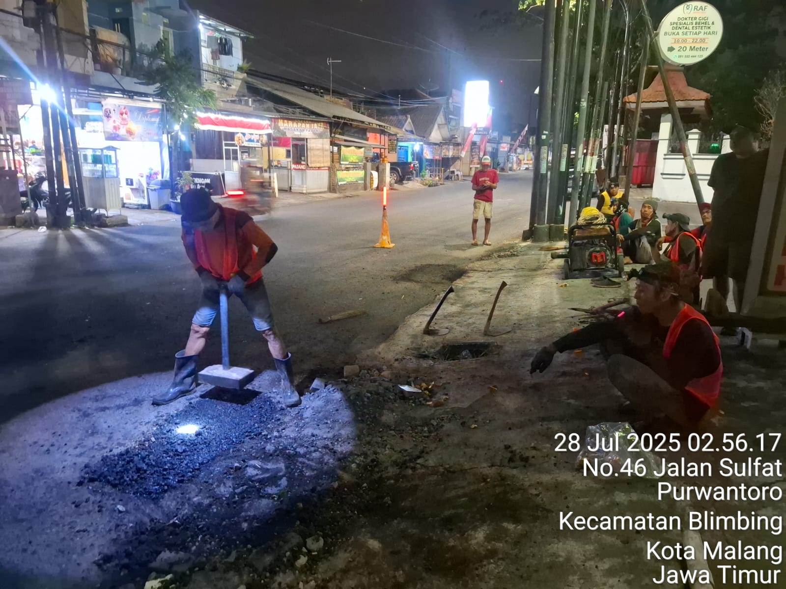 Rusak Aspal Dan Curi Kabel Tembaga Milik Telkom Dijalan Sulfat, Telkom Malang Diminta Tegas Lapor APH
