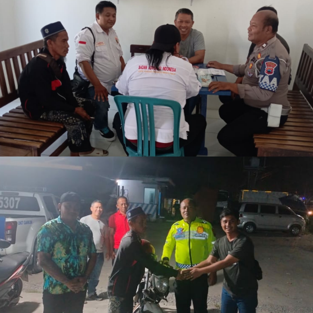 Kasus Laka Lantas Di TKP Sarang Akhirnya Damai, Terimakasih Satlantas Polres Rembang