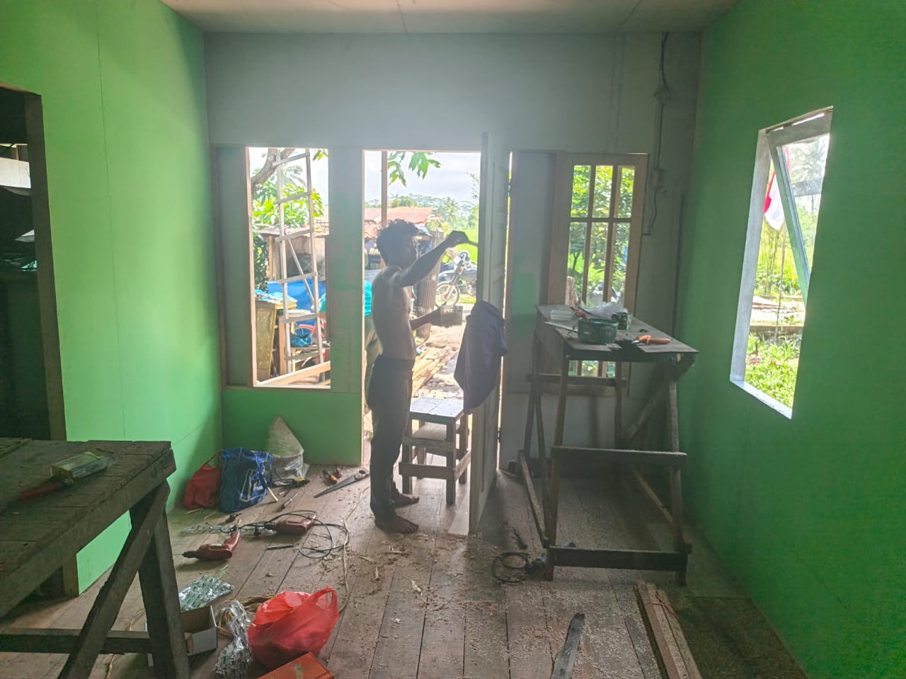 Progres RLTH Satgas TMMD ke-125 Kodim 1007/Banjarmasin Terus Berjalan