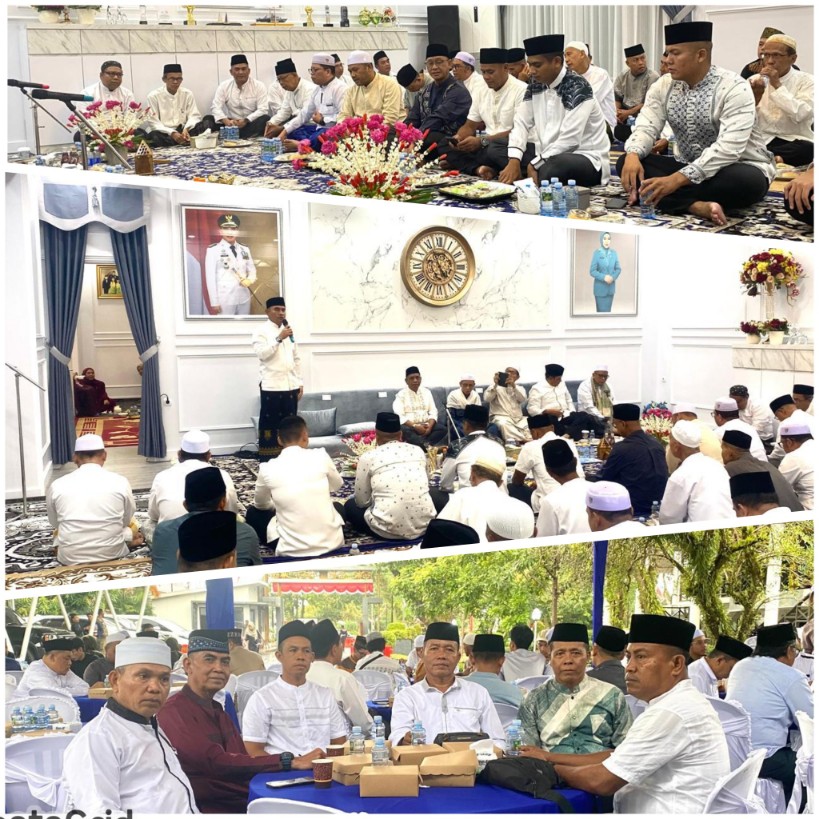 Personel Serta Persit Kodim 1009/Tla Hadiri Tasyakuran Menempati Rumah Dinas Bupati Tanah Laut