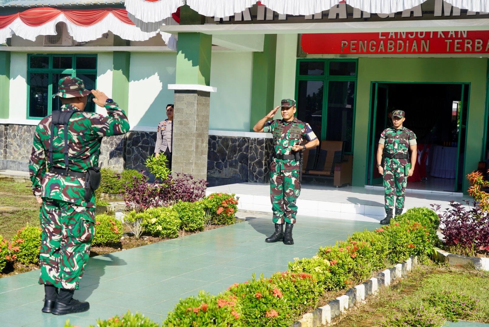 Danrem 121/Abw Brigjen TNI Purnomosidi Pimpin Aper Gelar Pasukan Penanggulangan Bencana Alam Wilayah Kodim 1208/Sambas