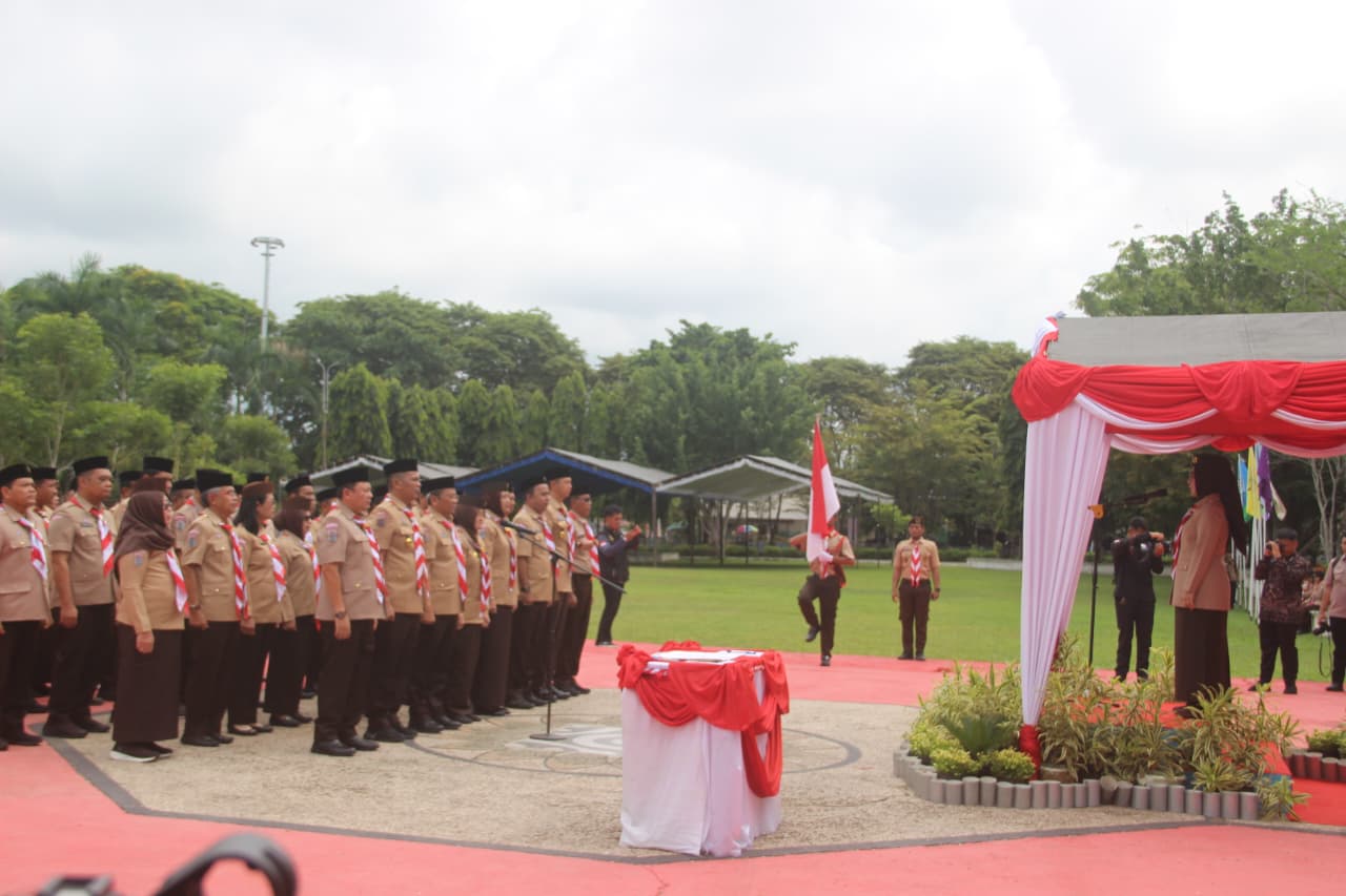 TNI dan Pramuka Tabalong Perkuat Sinergi di Momen, Hari Pramuka ke-64