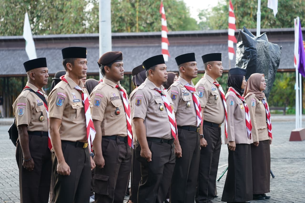 Jaring Generasi Emas, Paban 3 Sterad Buka Perkemahan Saka Wira Kartika di Kalimantan Selatan