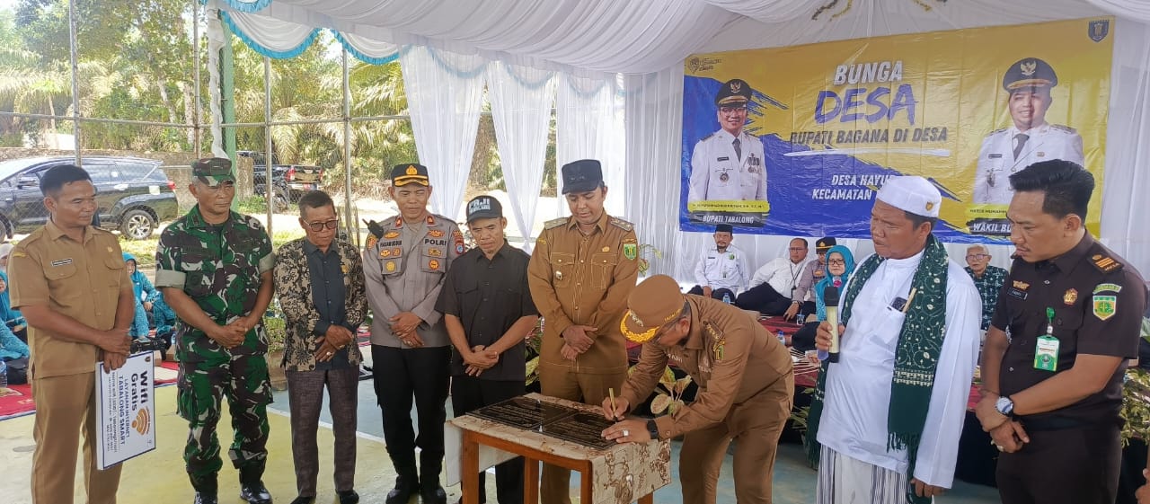 Kolaborasi TNI dan Pemkab Tabalong Sukseskan Layanan Publik Terpadu di Desa Hayup