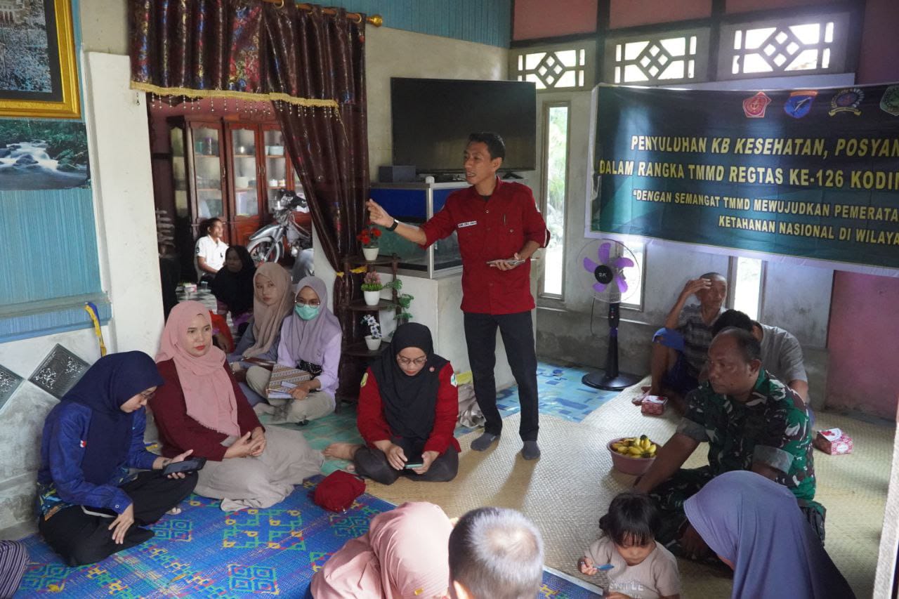 Penyuluhan Posyandu dan Posbindu, Wujud Sasaran Non Fisik TMMD Kodim 1208/Sambas