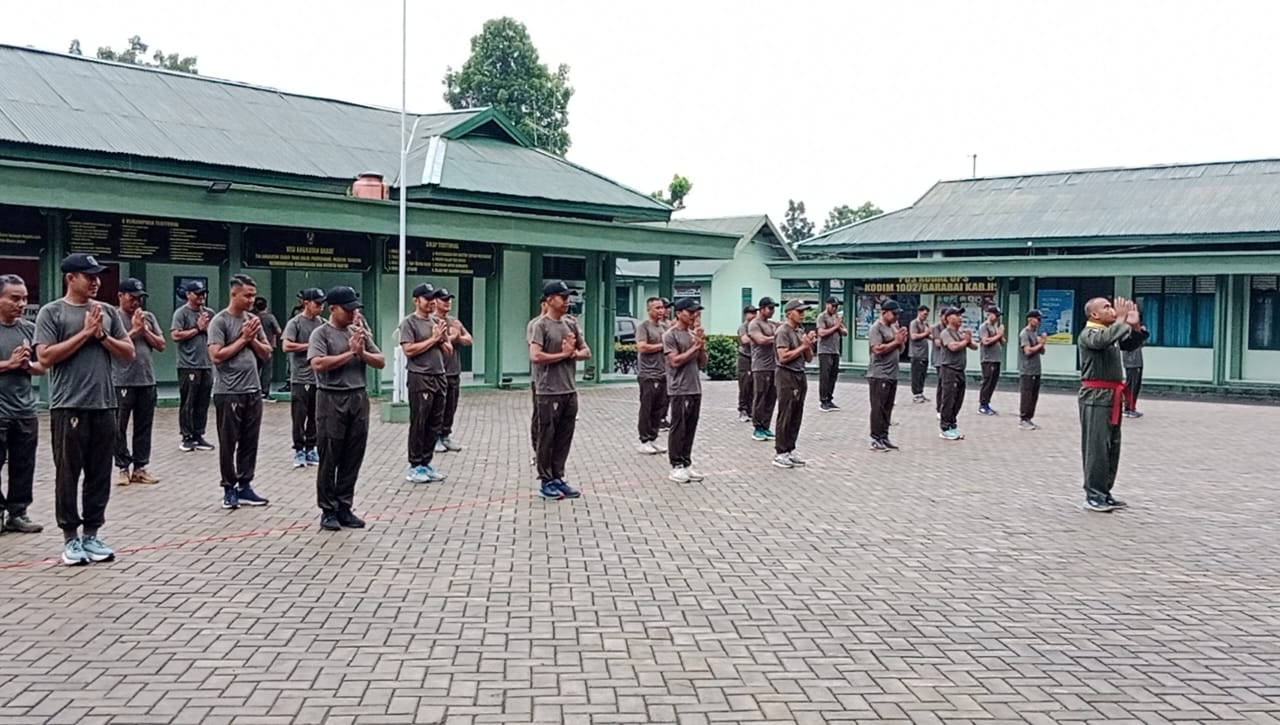 Pencak Silat Militer, Wujud Pembinaan Fisik dan Mental Prajurit Kodim 1002/HST