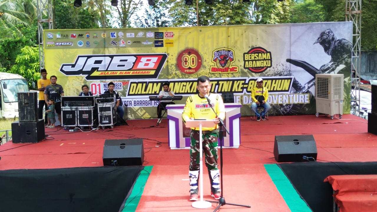 HUT ke-80 TNI, Rider Se-Kalimantan Tumpah Ruah di Jelajah Alam Barabai Part 8