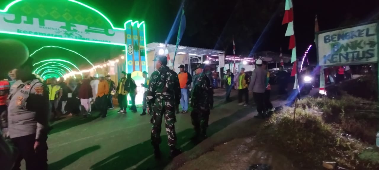 Koramil 1008-02 Laksanakan Pengamanan Penutupan MTQ Nasional ke-50 di Tabalon