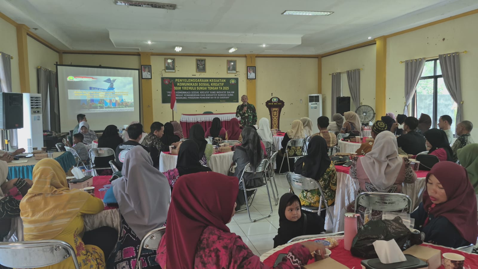 Wujudkan Sinergitas, Kodim 1002/HST Laksanakan Kegiatan Komunikasi Sosial Kreatif 2025