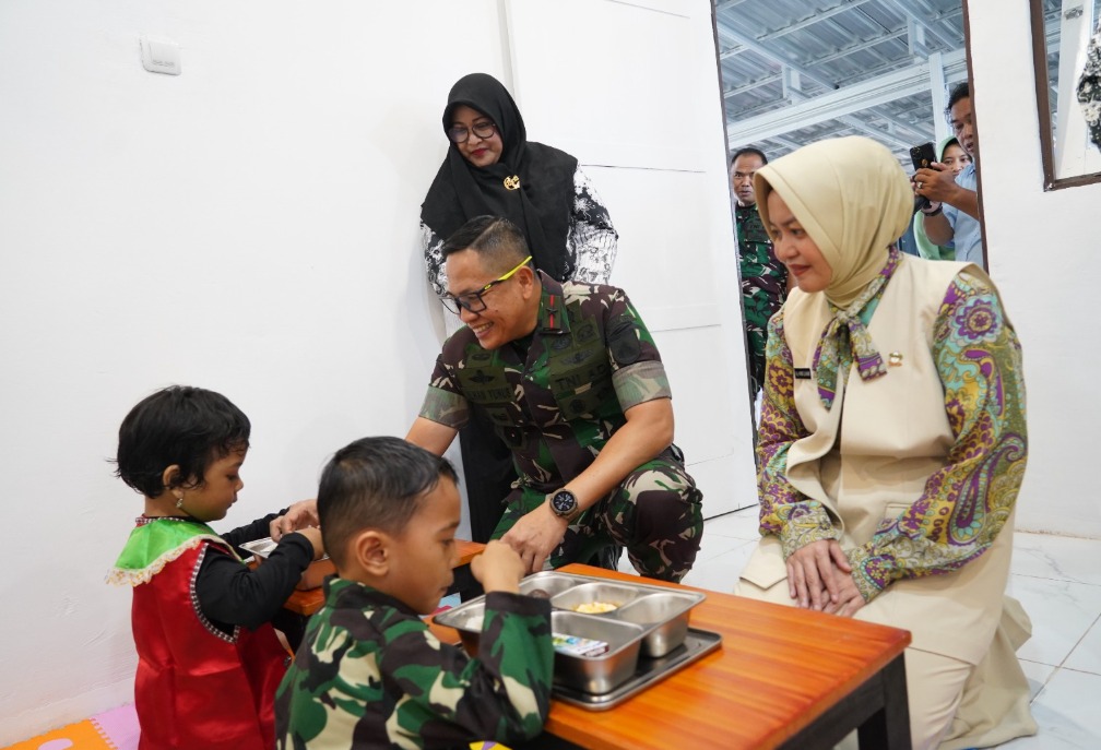 Dukung SDM Unggul, Danrem 101/Ant Renovasi Total TK Kartika V-18